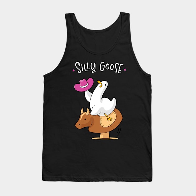 Silly Goose Rodeo Tank Top by zoljo